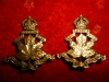 C20, The Queen’s Own Canadian Hussars, Collar Badge Pair 